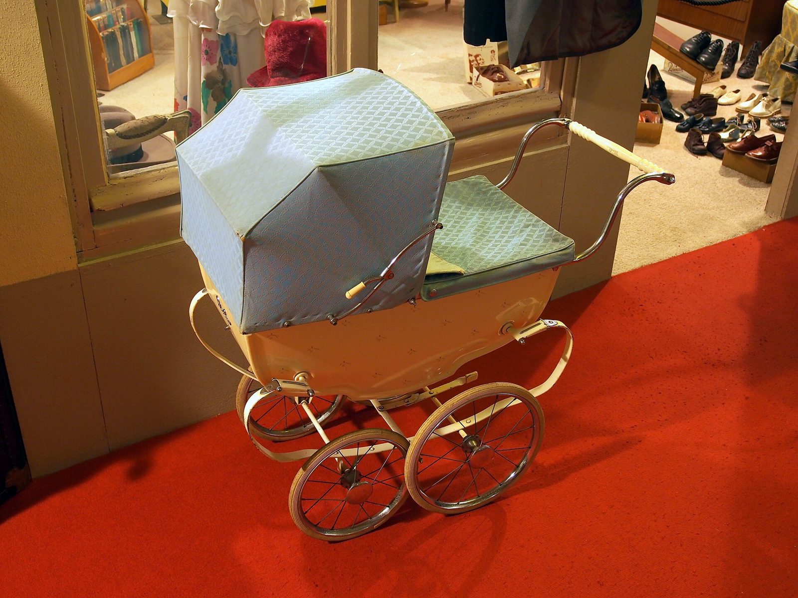 A baby stroller