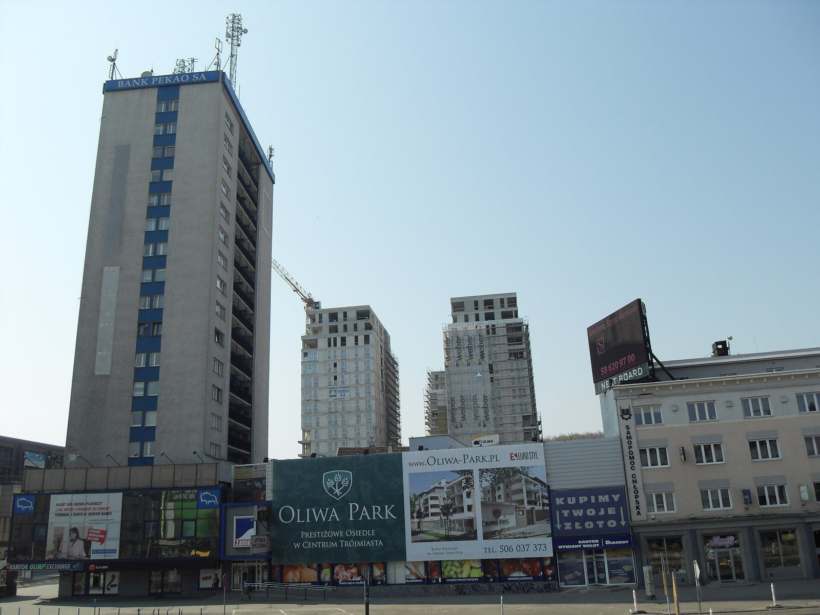 High-rise residential buildings in Wrzeszcz, Gdańsk